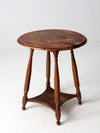 vintage wooden side table