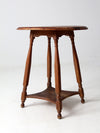 vintage wooden side table