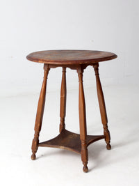 vintage wooden side table