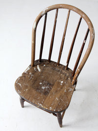 antique spindle back chair