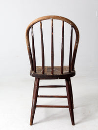 antique spindle back chair