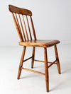 antique plank seat primitive farmhouse chair