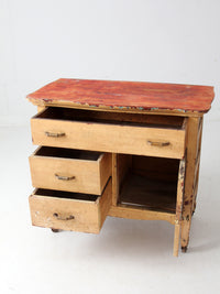 antique primitive cabinet