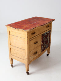 antique primitive cabinet