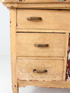 antique primitive cabinet