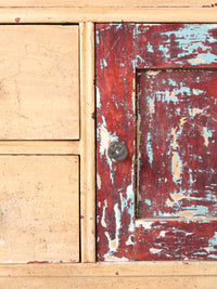 antique primitive cabinet