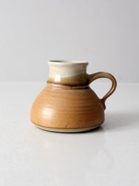 vintage studio pottery mug