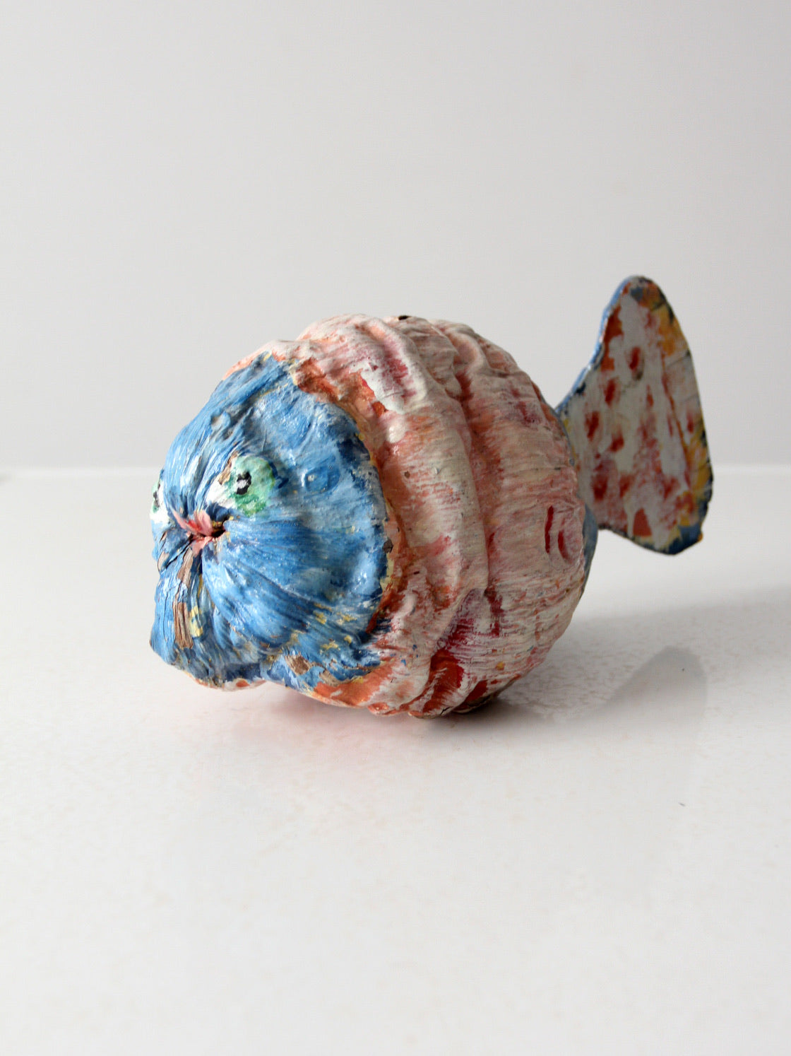 vintage handmade fish art