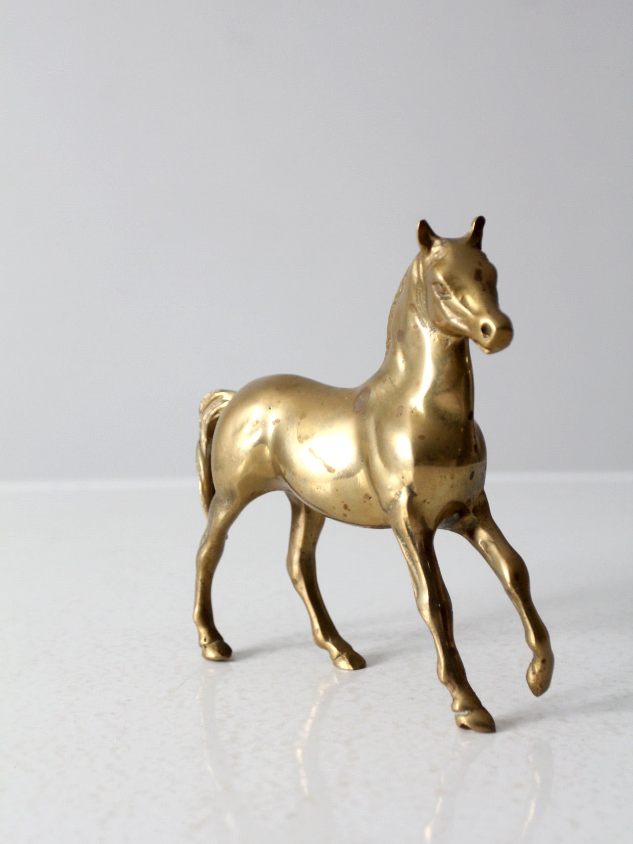 Vintage top brass horse