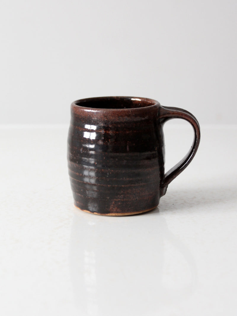 vintage studio pottery mug