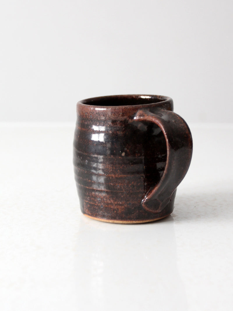 vintage studio pottery mug