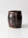 vintage studio pottery mug