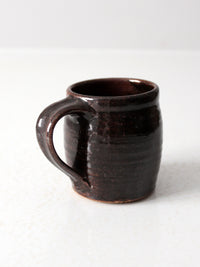 vintage studio pottery mug