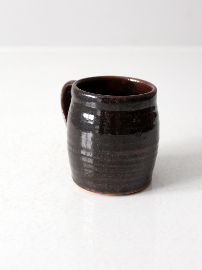 vintage studio pottery mug