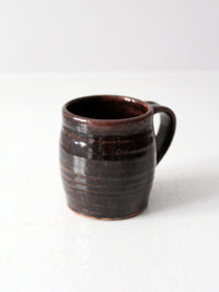 vintage studio pottery mug