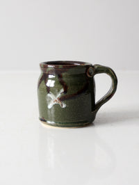 vintage studio pottery mug