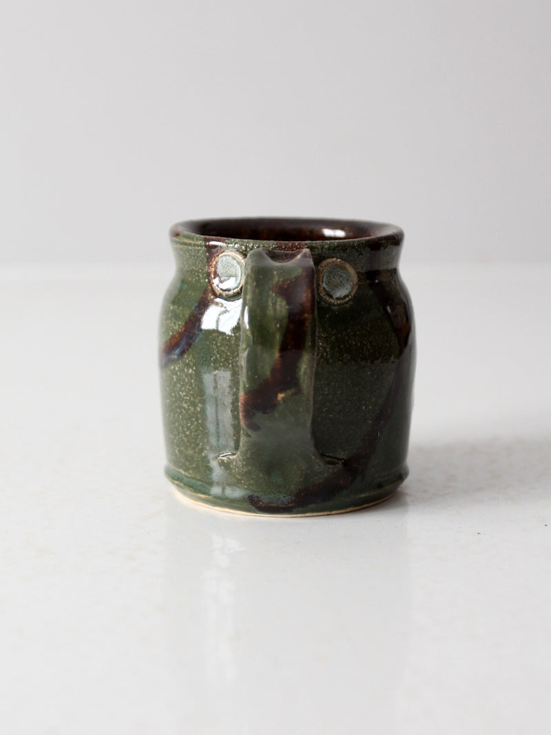 vintage studio pottery mug