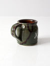 vintage studio pottery mug