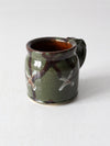 vintage studio pottery mug