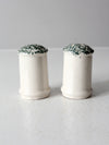 vintage Let It Snow Christmas salt & pepper shakers