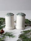 vintage Let It Snow Christmas salt & pepper shakers