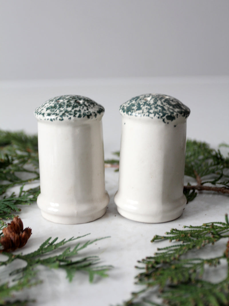 vintage Let It Snow Christmas salt & pepper shakers