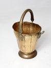 antique brass ash bucket or coal scuttle