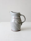 vintage studio pottery pitcher