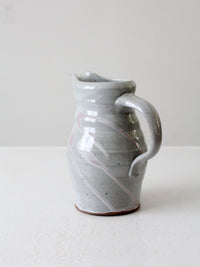 vintage studio pottery pitcher