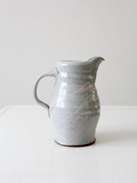 vintage studio pottery pitcher