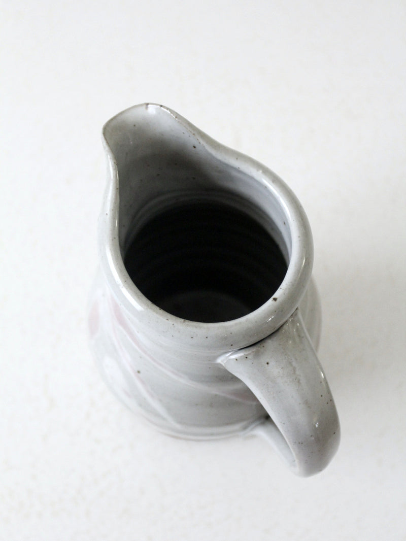 vintage studio pottery pitcher