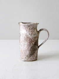 vintage studio pottery pitcher