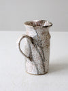 vintage studio pottery pitcher