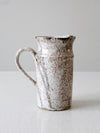 vintage studio pottery pitcher