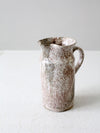 vintage studio pottery pitcher