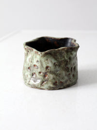 vintage studio pottery star bowl