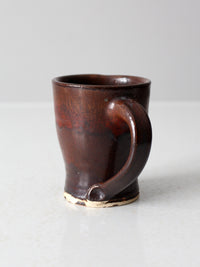 vintage studio pottery mug