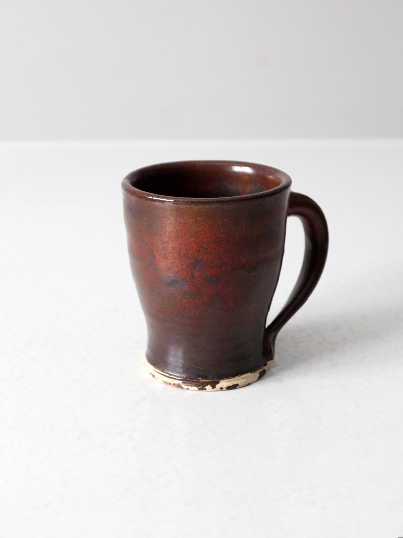 vintage studio pottery mug