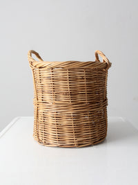 vintage woven basket