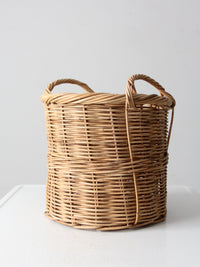 vintage woven basket