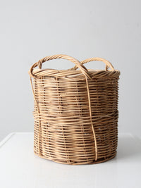 vintage woven basket