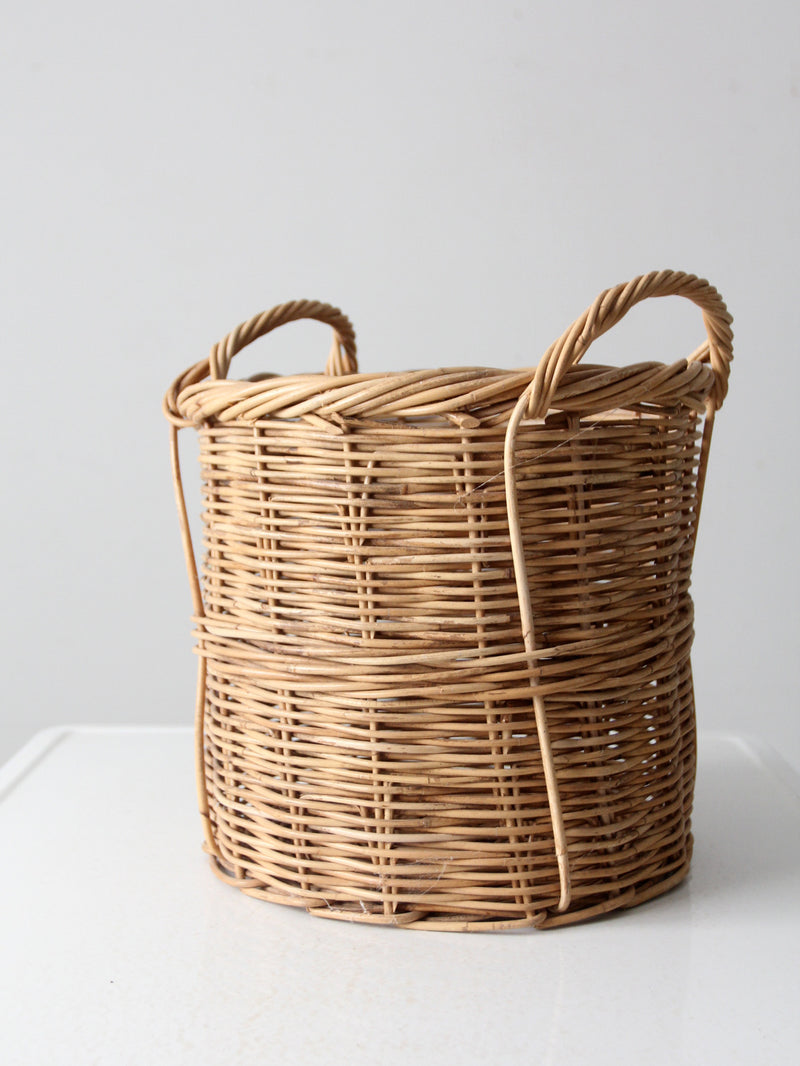 vintage woven basket