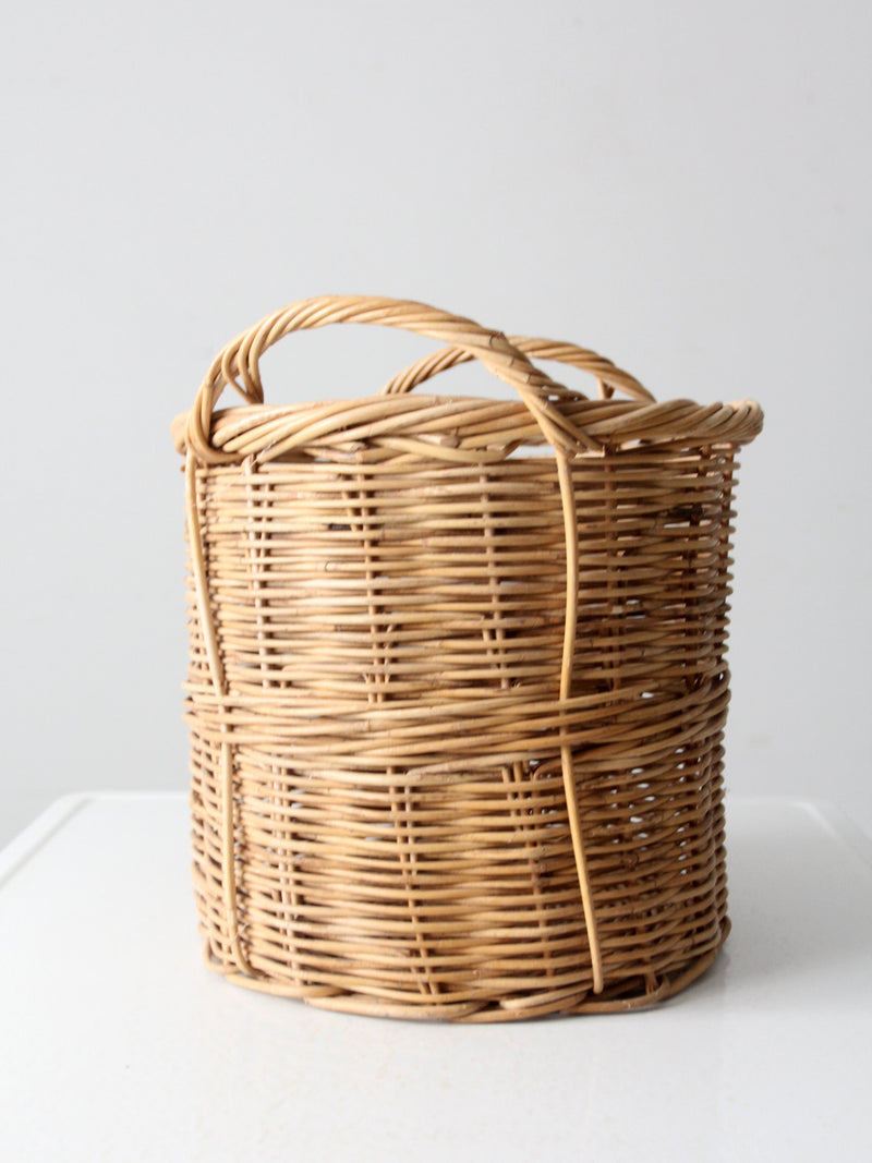 vintage woven basket