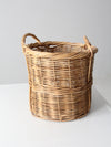 vintage woven basket