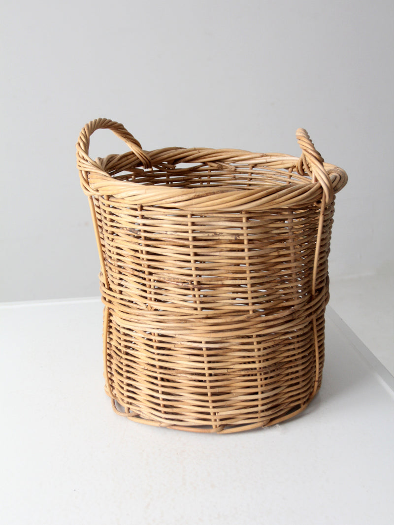 vintage woven basket