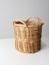 vintage woven basket