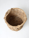 vintage woven basket