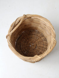 vintage woven basket