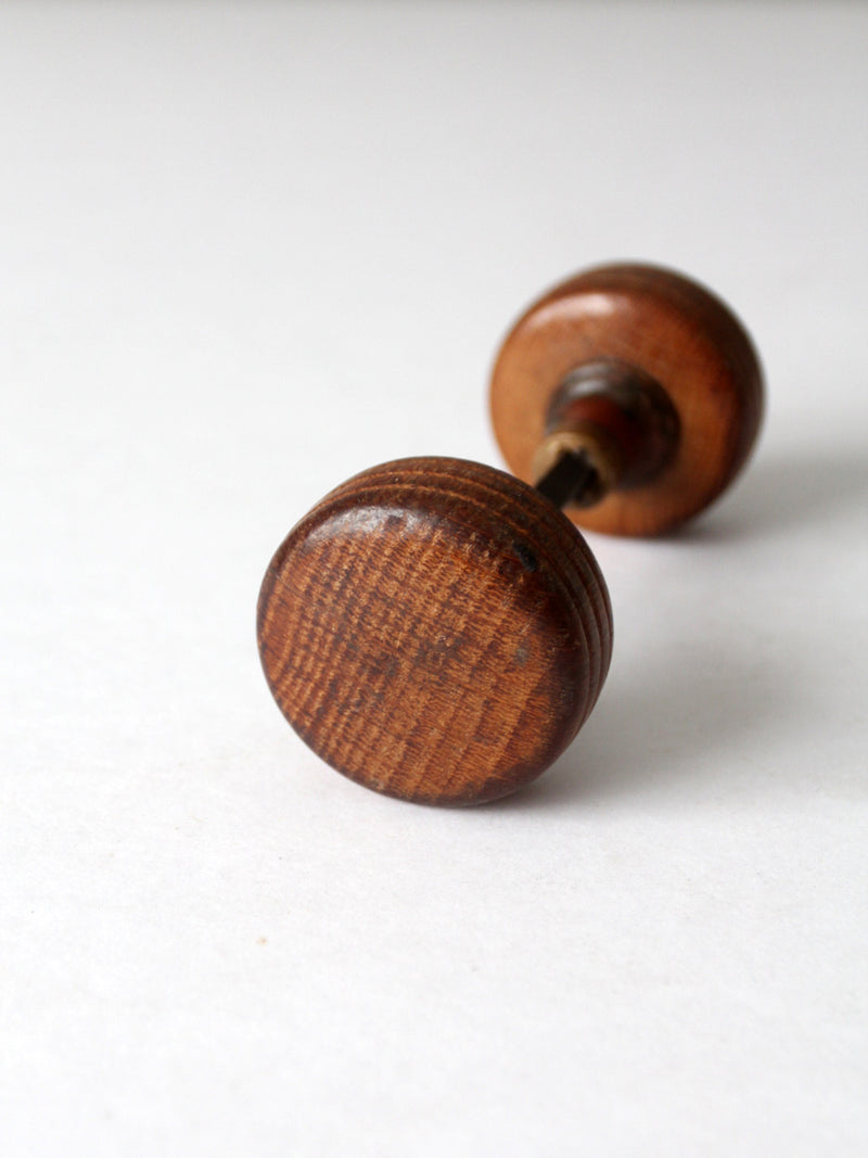 antique wooden door knobs