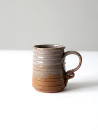 vintage studio pottery mug